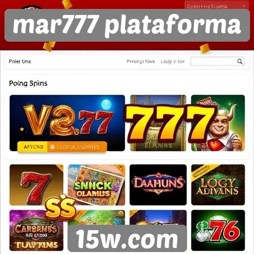 mar777 plataforma oferece variedade em jogos de cassino